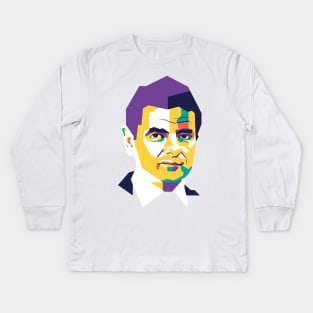 Rowan Atkinson the Mr Bean 1 Kids Long Sleeve T-Shirt